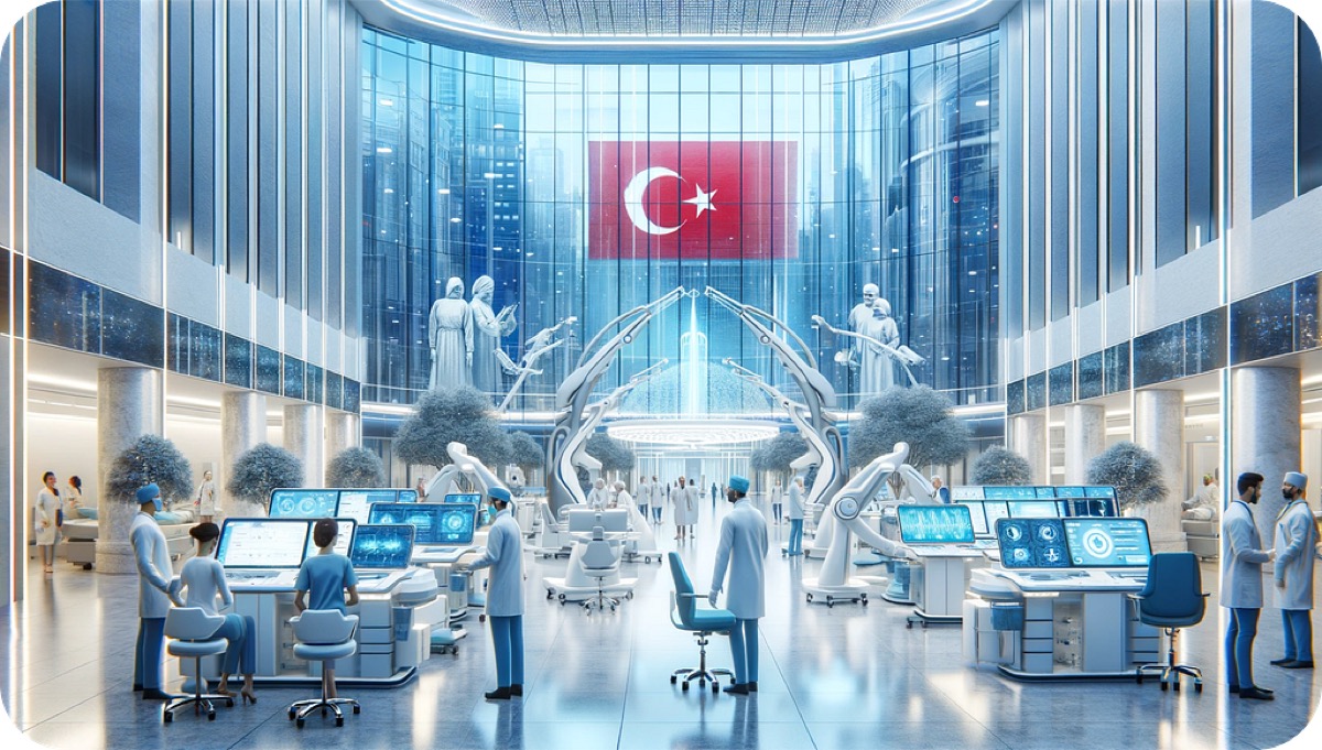 Dijital sağlık turizmi ve lead yönetimi temalı görsel